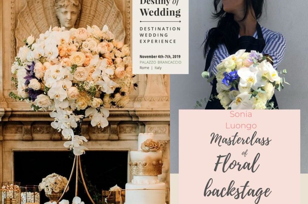 Masterclass of floral backstage